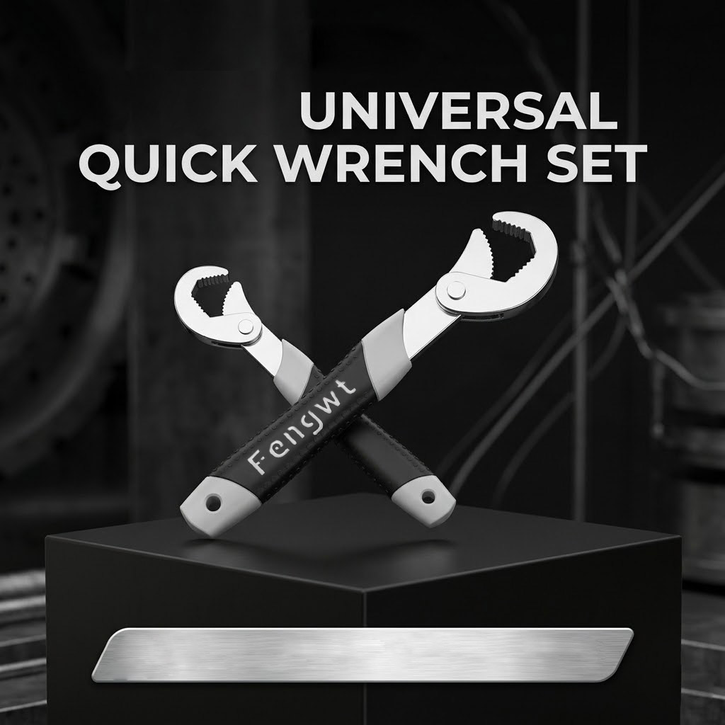 Pipe Wrench Adjustable - Yüksek Karbonlu Çelik Üniversal Ayarlanabilir Anahtar