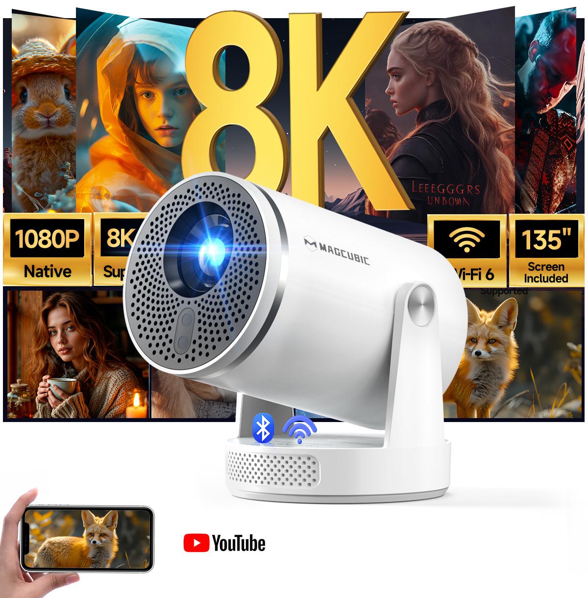 Home Improvement Videos - Magcubic HY320Pro Full HD Projektör Android