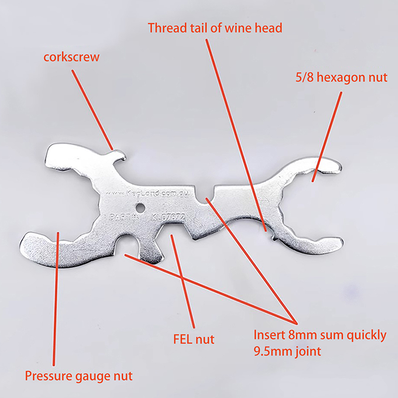 Pipe Wrench Adjustable - KegLand 7'si 1 Arada Musluk Musluk