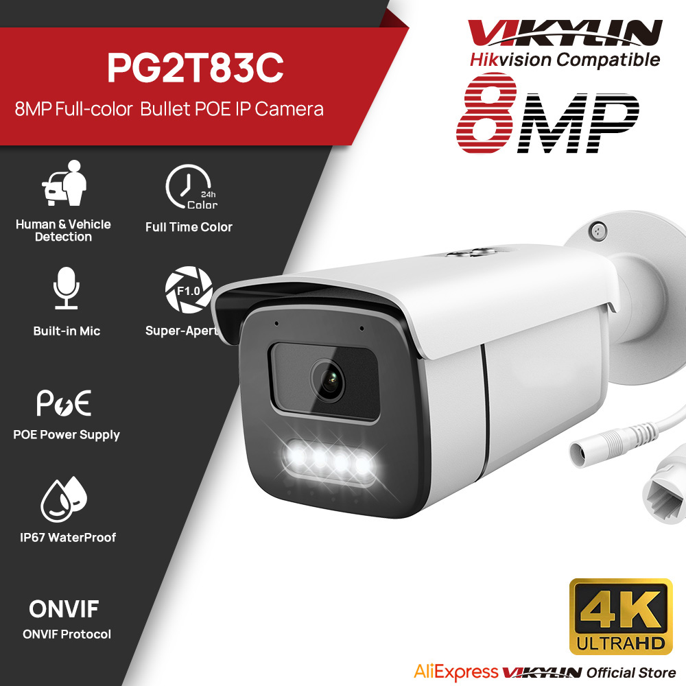 Home Improvement Videos - Vikylin 8MP Tam Renkli Gece Görüşlü