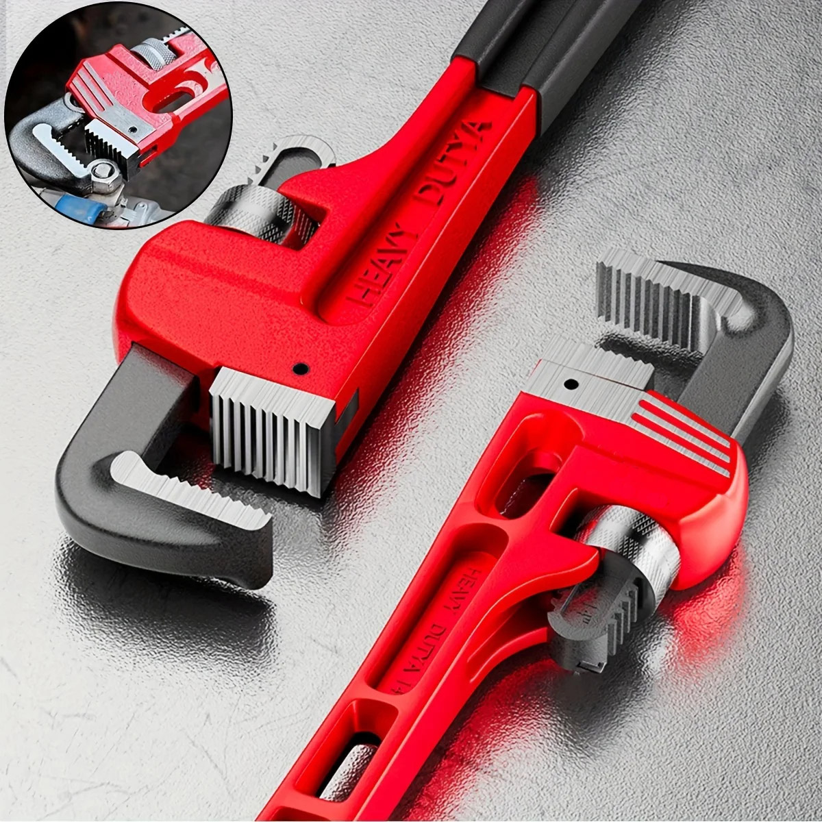 Pipe Wrench Adjustable - 12 inç / 8 inç Ağır