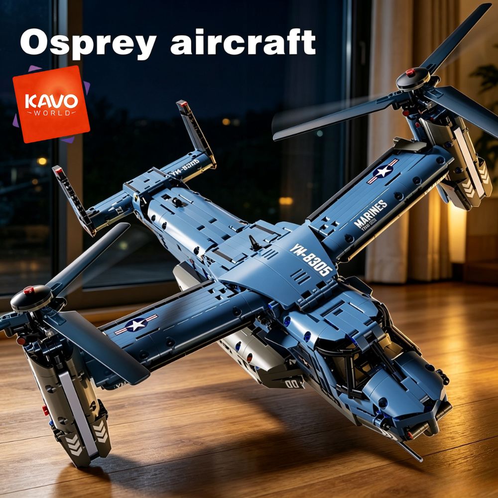 Home Improvement Expo - KAVOWORLD 1486 Parça V-22 Osprey Tiltrotor