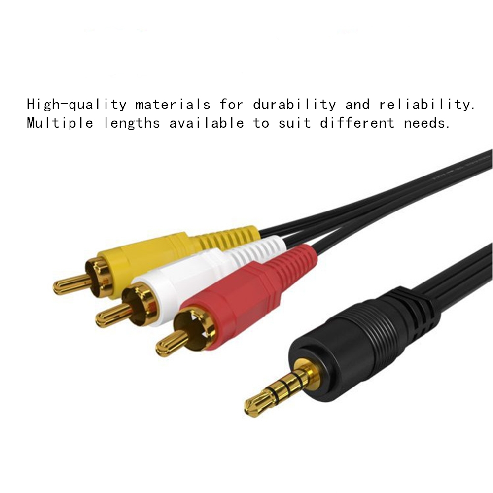 3.5mm 3 RCA Ses Video Kablosu  - Home Improvement Videos incelemesi ve fiyatı